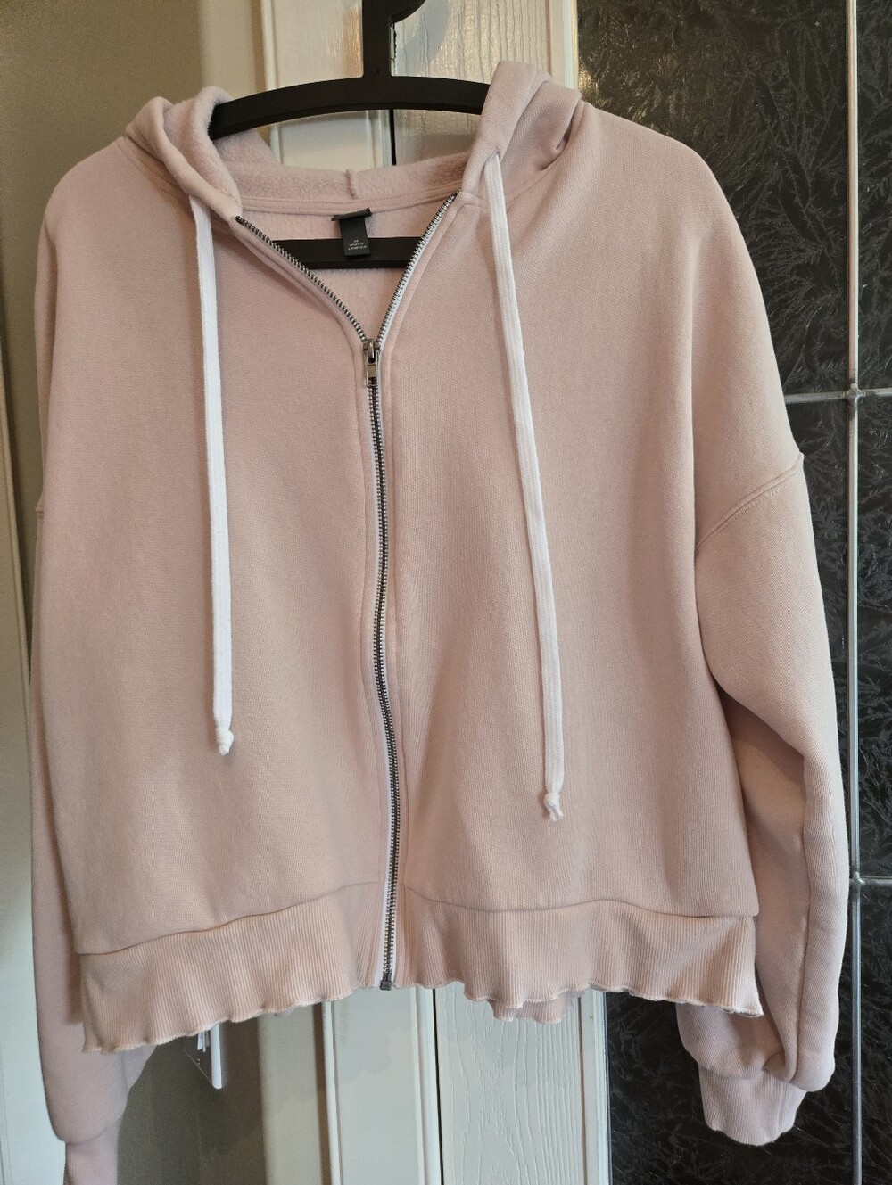 wild fable Blush Pink Full-Zip Hoodie with Hood